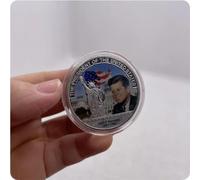 Moneda Conmemorativa De Los Presidentes De EE. UU., Moneda Conmemorativa Chapada En Plata, Moneda Coleccionable, Regalo De Recuerdos De Monedas De Desafío