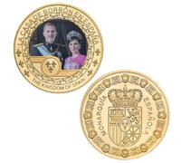 Moneda Conmemorativa El Reino De España Moneda Conmemorativa Chapada En Oro Moneda De Desafío Moneda Conmemorativa Coleccionable