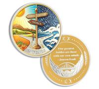 Moneda de 2 años de sobriedad, monedas de hito de dos años de sobriedad, fichas y medallones AA, moneda de alcohólicos anónimos, fichas de recuperación, token de aniversario, regalos de sobriedad para