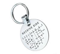 Moneda de acero inoxidable CW para práctica de código Morse | Herramienta de aprendizaje portátil para radioaficionados y principiantes para mejorar las capacidades de transmisión CW (Round silver)