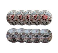 Moneda de Alerta de Hantavirus 2026, Moneda de desafío de Arte de Hantavirus de Crucero de Doble Cara, Coleccionable de Metales Pesados para Enfermeras y Trabajadores Esenciales (10PCS)