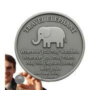 Moneda de colección, Moneda Conmemorativa | Animales Marinos Moneda Conmemorativa de Viajes - Poema de bendición Grabado de Doble Cara, Recuerdo de Metal para los viajeros Amantes Marinas