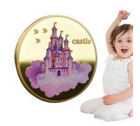Moneda de de dientes para niños, recompensa de dientes perdidos, recuerdo de metal coleccionable para niños y niñas, recuerdo de tesoro
