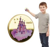 Moneda de de los dientes, recompensa de dientes perdidos, tesoro de 1.77 pulgadas que fomenta el recuerdo coleccionable, divertido diseño de tradición, hitos para niños, idea de regalo y recuerdo