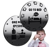 Moneda de decisión de Juego, Moneda de Toma de Decisiones, de decisión de los Padres de Doble Cara 1 Tiempo de Juego más para la Cama Divertida del Destino | de Destino Divertida p