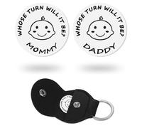 Moneda de Decisión de Nuevos Padres, Nuevo Regalo de Embarazo para Bebés,Moneda Conmemorativa Divertida,Primer Regalo de Cumpleaños de Acción de Gracias de Navidad Del Día de Padres