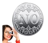 Moneda de decisión | Moneda de metal de doble cara gran regalo para la familia, amigos o para ti mismo y puede ayudarte a tomar decisiones cuando no puedes decidir