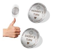 Moneda de decisión para nuevos padres, regalos divertidos para mamá y papá, regalos divertidos para mujeres embarazadas, baby shower, Navidad, cumpleaños, Halloween, Acción de Gracias, regalo para