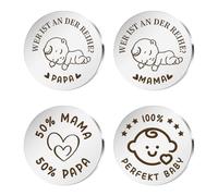 Moneda de decisión, regalo para bebé, niñas, regalos para mamá, regalos de bautizo para niños, regalo de bebé, regalo de bebé, regalo de nacimiento, niña, regalo de bautizo