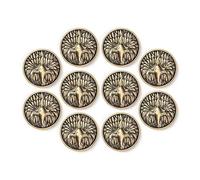 Moneda de desafío cristiano Eye of The Lord Eagle, paquete de 10 unidades, chapado en oro antiguo, 1.75 pulgadas, fe y protección inspiradoras, gran regalo para hombres, mujeres, niños y niñas para