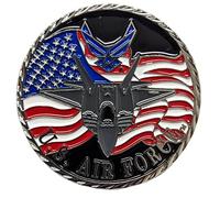Moneda de desafío de aviones de combate táctico F-22 Raptor de la Fuerza Aérea de los Estados Unidos USAF