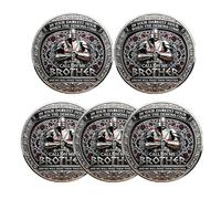 Moneda de desafío de la Hermandad de los Caballeros para Veteranos, ficha inspiradora Call On Me Brother, unida por el Honor forjada en Acero, Regalo para Hombres, Amigos, Clubes (5PCS)