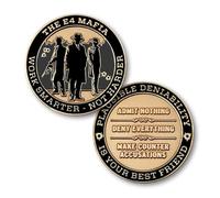 Moneda de desafío E4 Mafia Work Smarter Not Harder