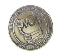 Moneda de Dobster Fire Challenge, Moneda de Moral Coleccionable Divertida | Moneda de Adornos conmemorativos para competiciones, apreciación, bromas de graduación, separación