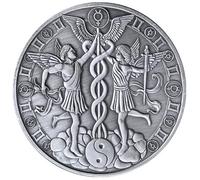 Moneda de la Suerte con 12 Constelaciones Acuario, Piscis, Aries, Tauro, Géminis, Cáncer, Leo, Virgo, Libra, Escorpio, Sagitario y Capricornio (1 Unidad, Géminis)