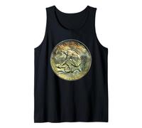 Moneda de Medio Dólar de California - Gold Rush Miner Panning Camiseta sin Mangas