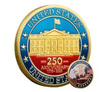 Moneda De Metal,Moneda Conmemorativa 250 Aniversario 1776-2026 para Coleccionistas - Juguete Novelty Recuerdo Coleccionable para Decoración del Hogar Y Souvenir para Hombre Mujer Adulto Y Niño
