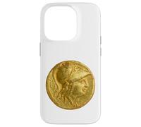 Moneda de Oro Antigua - Alejandro Magno Carcasa para iPhone 14 Pro