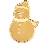 Moneda de oro Palau muñeco de nieve 0,5 gramos 2023 Golden Highlights Winter World of Coins