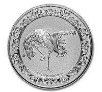 Moneda de Plata de 1 onza 2020 Animales Celestiales The Red Phoenix Feng Shui Niue solo 10.000 piezas Cápsula de Plata de 1 Oz Plata Condición Superior de Plata!