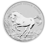 Moneda de Plata de 1 onza Australia Caballo de Stock (5) 2017 con Certificado 1 Oz Plata Plata 999 sólo 9.000! Moneda de inversión premium en cápsula