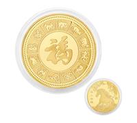 Moneda del bueno, fichas con caballo en relieve 3D - Artesanía de metal con moneda en relieve, para amigos, mujeres, hombres, niños, Navidad, vacaciones, Pascua