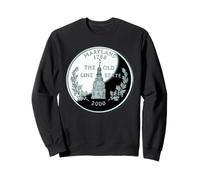 Moneda del cuarto del estado de Maryland Sudadera