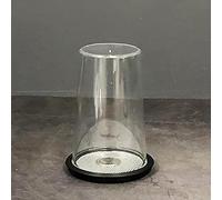 Moneda milagrosa a través de la taza de cristal, trucos mágicos, las monedas parecen desaparecer, mago mágico, primer plano, ilusiones de calle, trucos, accesorios de mentalismo