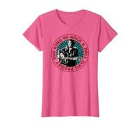Moneda Oficial de Elvis Presley Camiseta, Mujer, Rosa Jaspeado, L