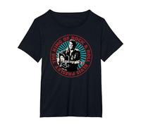 Moneda Oficial de Elvis Presley Camiseta, Mujer Tallas Grandes, Negro, 3XL Grande
