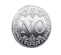 Moneda Sí No - Moneda Para Tomar Decisiones | Voltear La Moneda Del Desafío Decisión Monedas De La Suerte | Moneda De Recuerdo De Metal Monedas Conmemorativas De Dos Caras Para Coleccionistas Y Amigos
