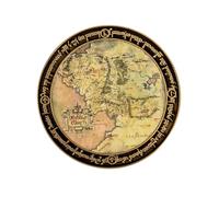 Moneda XL del Señor de los Anillos, diseño de mapa de la Tierra Media, edición limitada numerada individualmente, coleccionable, regalos LOTR para hombres, mujeres y adultos