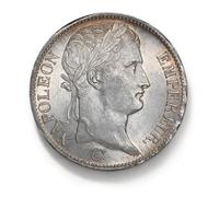 Monedas Antiguas francesas Franco, Monedas Europeas para coleccionistas Raras, Moneda de Plata Francia, colección de Moneda Antigua Imperio Frances (1810 Napoleon I 5 FR.)