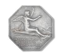 Monedas Antiguas francesas Franco, Monedas Europeas para coleccionistas Raras, Moneda de Plata Francia, colección de Moneda Antigua Imperio Frances (1846-1911 Oscar Roty Chambre de Commerce de Lyon)