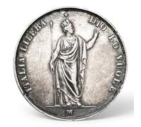 Monedas Antiguas Italianas, Moneda RARA Europea para coleccionistas, Monedas de Plata coleccionables Napoleón Italia, colección Moneda Oro Conmemorativa españa (1848 Lombardia 5 Lire)