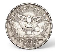 Monedas Antiguas Italianas, Moneda RARA Europea para coleccionistas, Monedas de Plata coleccionables Napoleón Italia, colección Moneda Oro Conmemorativa españa (1758 Papal States Scudo)