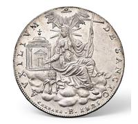 Monedas Antiguas Italianas, Moneda RARA Europea para coleccionistas, Monedas de Plata coleccionables Napoleón Italia, colección Moneda Oro Conmemorativa españa (1825 Leone XII)