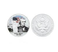 Monedas Conmemorativas 46 Monedas Conmemorativas De Presidentes De EE. UU. Biden Trump Monedas De Desafío Chapadas En Plata Regalo Coleccionable Artesanal