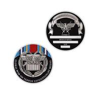 Monedas Conmemorativas De La Guerra Mundial, Bañadas En Plata, del Ejército Estadounidense, Medalla De La Expedición Al Terrorismo, Moneda De Desafío, Moneda De Recuerdo.