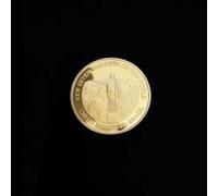 Monedas Conmemorativas De Las Siete Maravillas del Mundo, Chapadas En Oro, Insignia Conmemorativa, Recuerdo De Viaje, Colección De Monedas, Regalos.