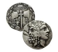 Monedas Grecia Antigua, colección de Monedas Antiguas griegas, Moneda de Plata clásica dracma ateniense, Moneda Europeas para coleccionistas Raras, Regalo Vintage (Ancient Gr aced)