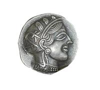 Monedas Grecia Antigua, colección de Monedas Antiguas griegas, Moneda de Plata clásica dracma ateniense, Moneda Europeas para coleccionistas Raras, Regalo Vintage (Ancient Gr thenian Owl)