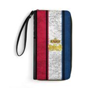 Monedas Tarjetero Bandera Vintage De Francia, Francia Y Estados Unidos Billetera Cartera Impreso Change Purse Vintage Bolso Dinero para Damas, Adolescente, Profesor