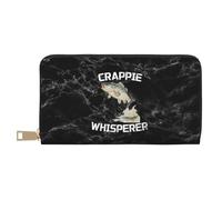 Monedas Tarjetero El Susurrador De Peces Tipo Crappie Monedero Hermosamente Coin Purse con Cremallera Carteras Tarjeteros para Adolescente, Amante, Hija