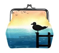 Monedero Bird at Sea, Monedero, Bolsa de Cambio, Regalos para Mujeres, niños y niñas, Llavero