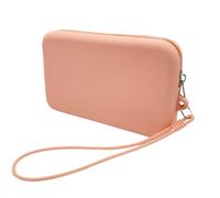 Monedero, bolsa de cambio con cuerda, contenedor de silicona impermeable, 5.91 x 3.54 x 1.18 pulgadas, soporte compacto, cartera con cremallera para tarjetas para el hogar, viajes, salidas, recados