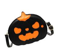 -Monedero - Bolso de calabaza para mujer | Cartera de cuero y calabaza, bolso de hombro para mujer, amigos con este divertido y adorable regalo que aumenta la alegría, Negro , Ver descripción