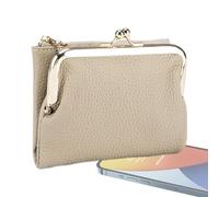 Monedero - Bolso vintage de piel sintética de un solo color | Cremallera para mujer con tarjetero - para madre y esposa, para dinero, tarjetas, dinero en efectivo, uso diario, exterior, coche, viaje y