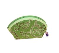 Monedero Bordado - Monedero Vintage, Monedero Bordado | Estilo Chino, Billetera Bordada, Monedero Pequeño, Regalo de Cumpleaños, Costura Hecho a Mano, verde, Se référer au descriptif, Consulte la