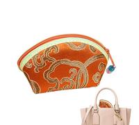 Monedero Bordado - Monedero Vintage, Monedero Bordado | Estilo Chino, Billetera Bordada, Monedero Pequeño, Regalo de Cumpleaños, Costura Hecho a Mano, naranja, Se référer au descriptif, Consulte la
